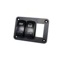 Race Sport Aluminum Rocker Switch Mounting Panel For (3) Rocker Switches RS3PRS